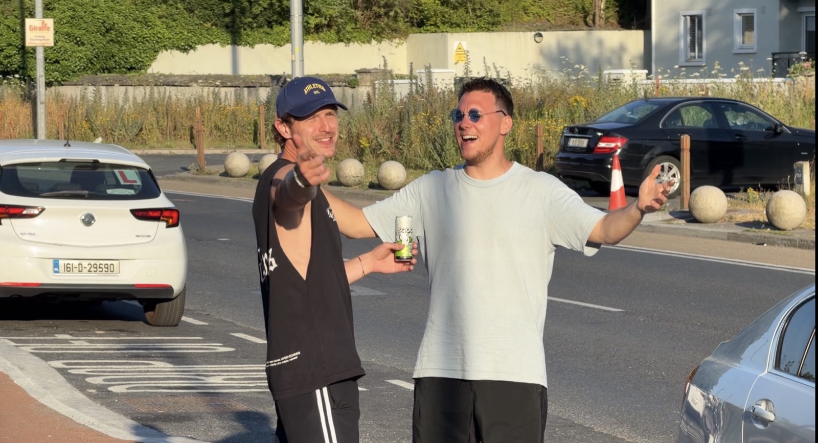 Nick and Vitaly on the road